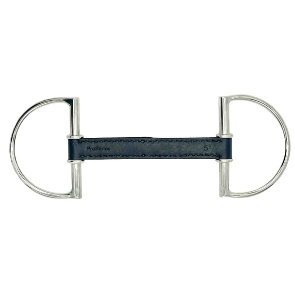 EHI Pro Series Leather D-Ring bit for ponies, 4.5"