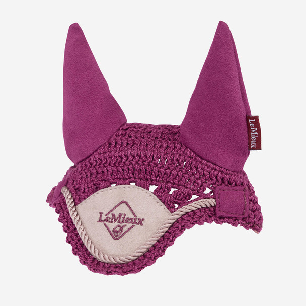 Blackberry LeMieux Toy Pony Crocheted Ear Bonnet.
