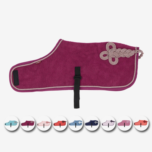 LeMieux Toy Pony Fleece Cooler Rug, Blackberry.