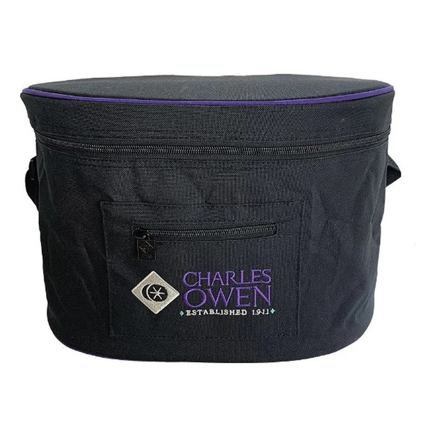Charles Owen Helmet Bag, Black/Purple.