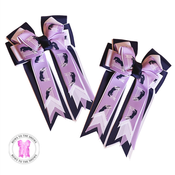 Bows to the Shows , Purple Hunters with Navy.