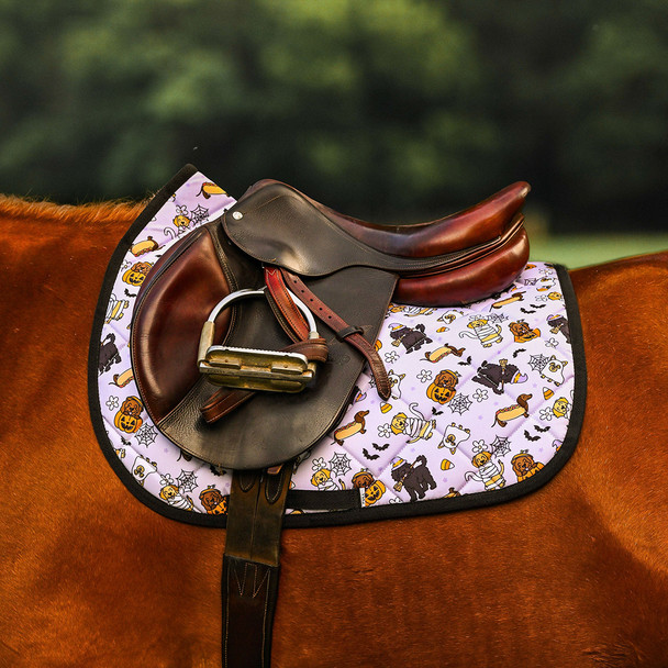 Dreamers & Schemers Pony Saddle Pad, Ghosts & Growls.