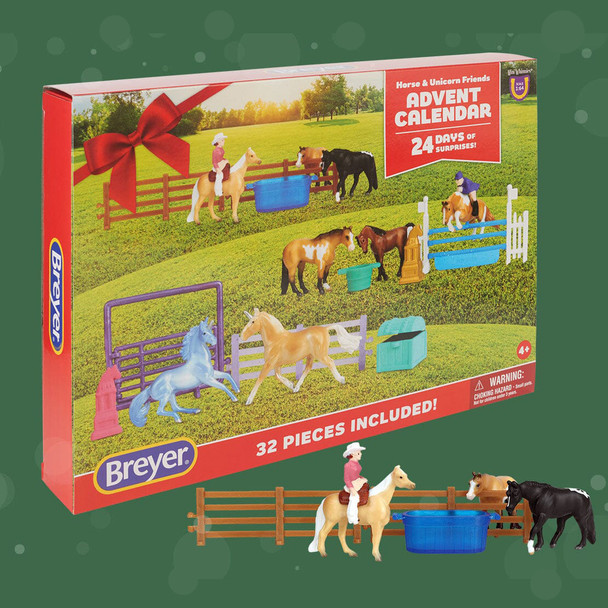 Breyer Horse & Unicorn Friends Advent Calendar, 24 Days of Surprises