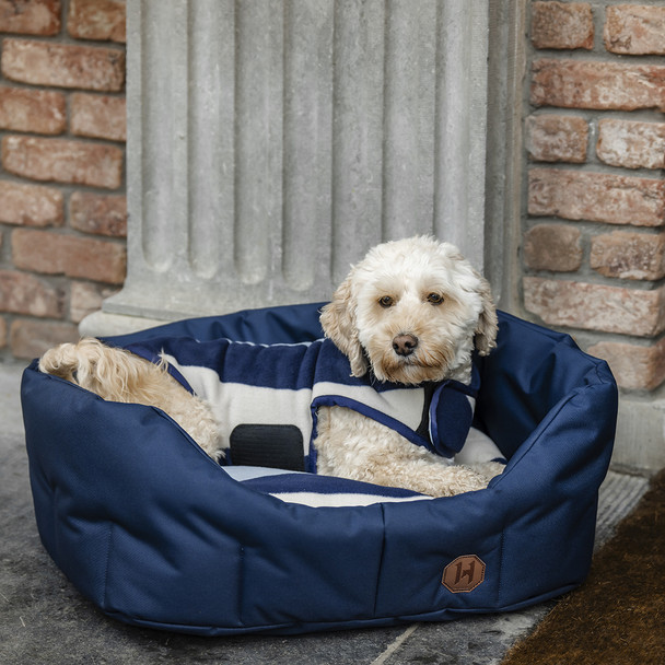 Horseware Newmarket Dog Bed, Witney Navy.