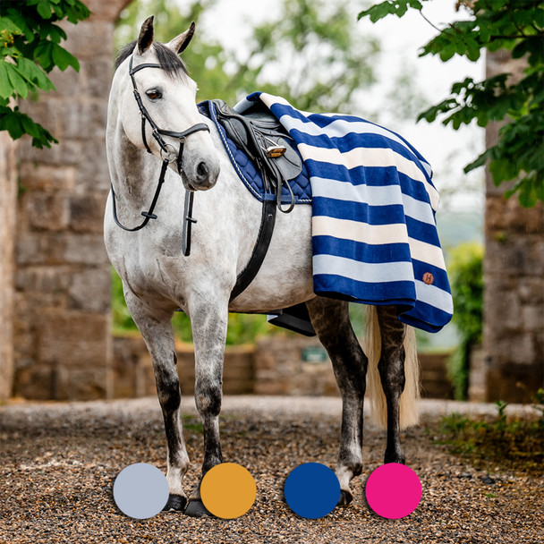 Horseware Newmarket Reversible Pony Fleece, Witney Navy.