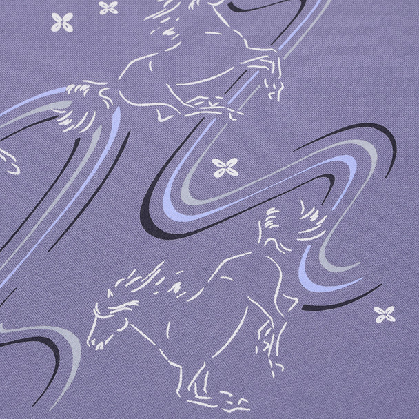 Kerrits Kids Ride The Wind Fleece Hoodie, Violet Dawn.