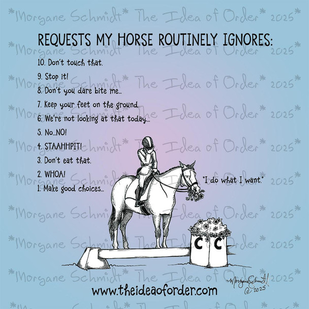 Humorous horse book.