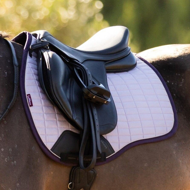 LeMieux Suede GP Square Saddle Pad, Lilac.
