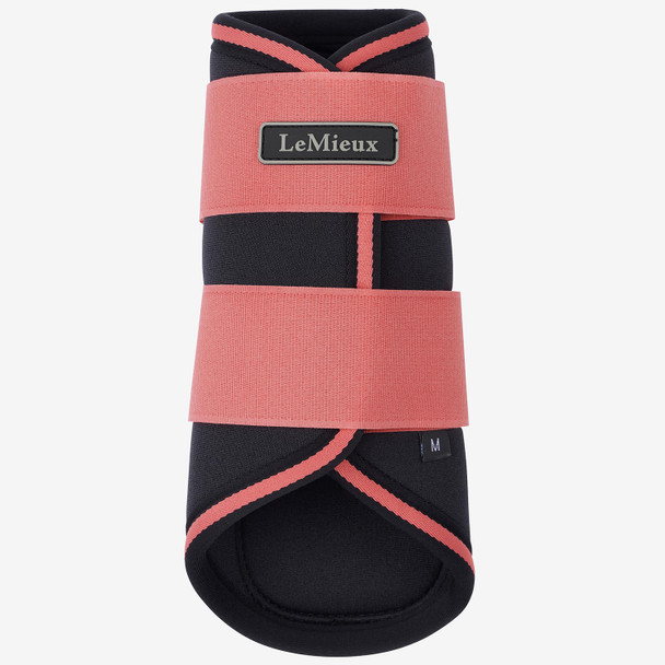  LeMieux Mini Grafter Brushing Boots, For Ponies 11.2 - 13h, Cranberry.