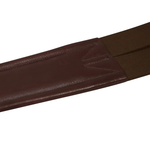 Huntley Fancy Stitched Padded Leather Girth.