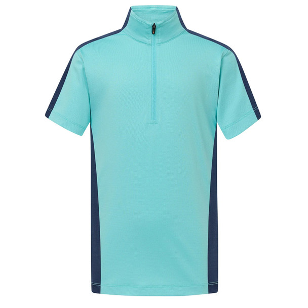 Kerrits Kids Agility Coolcore® Short Sleeve Shirt, Turquoise.
