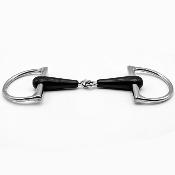 Pandaponyium  Dee ring rubber snaffle.