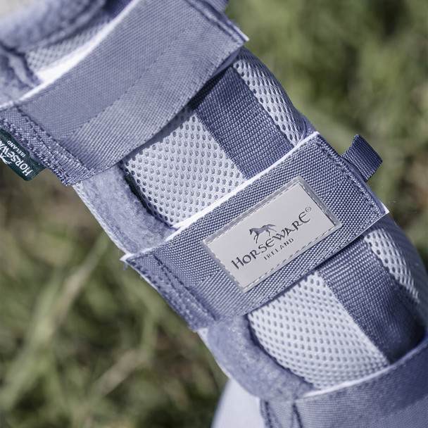  Horseware Fly Boots, Heather Blue.