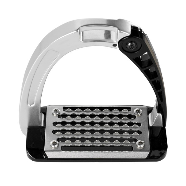 Acavallo Arena Alupro Junior Safety Stirrups showing tread size