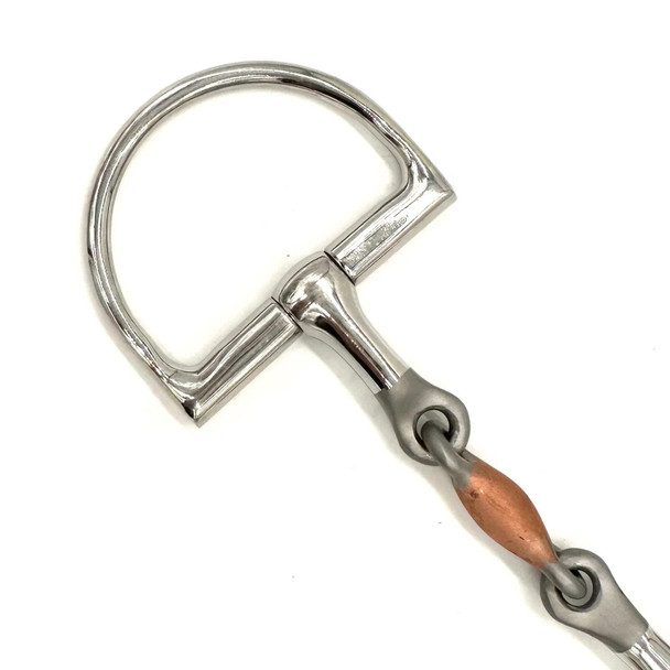 Closeup of AJR Pony Dee bit with Copper link.