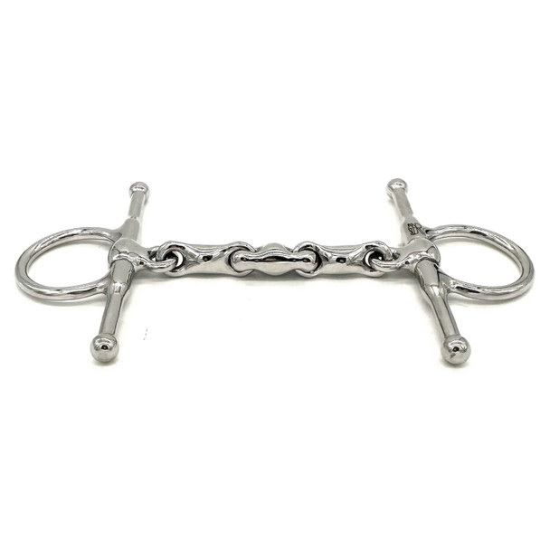 Full Cheek snaffle for ponies from AJR with locking waterford mouthpiece.
