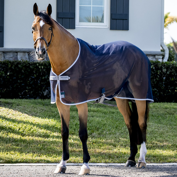 Amigo Net Cooler, Navy/Titanium Grey & Silver.
