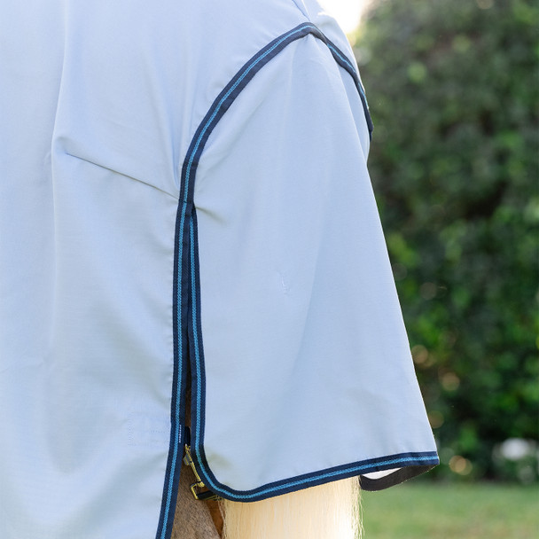 Amigo Pony Ripstop Hoody, Azure Blue/ Navy & Electric Blue.