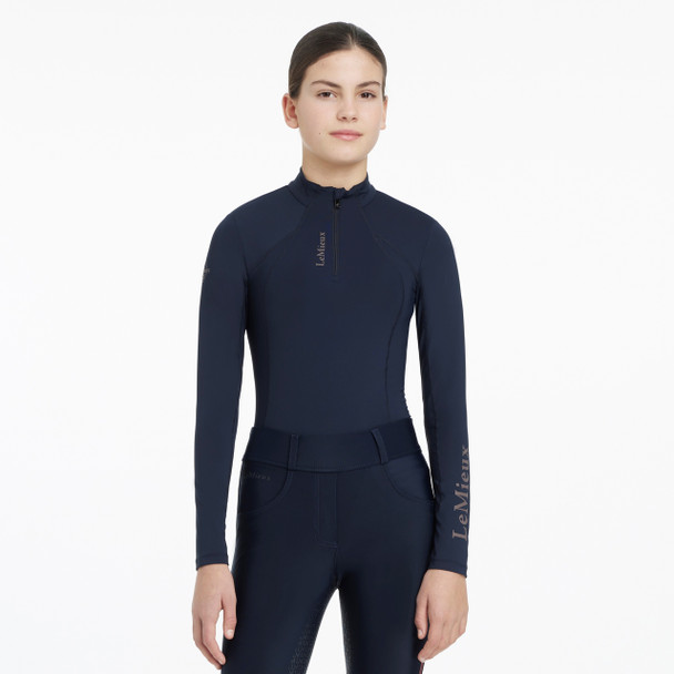LeMieux Young Rider Classique Base Layer, Navy.