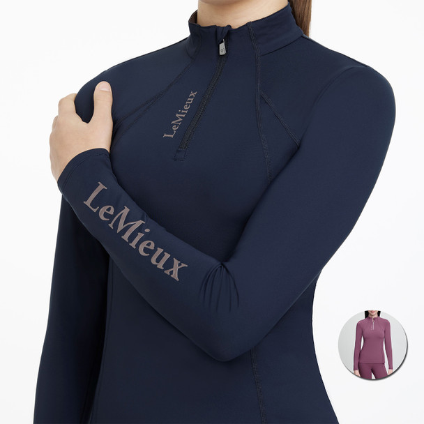 LeMieux Young Rider Classique Base Layer, Navy.