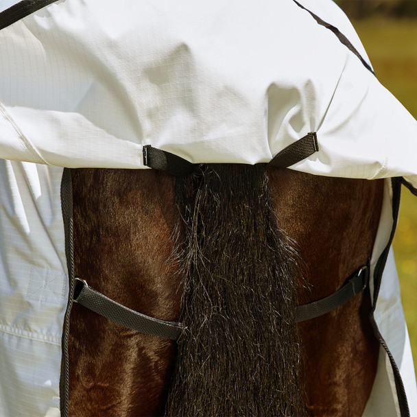 Weatherbeeta Comfitec Sweet Itch Shield Sheet Combo Neck, White/Charcoal, 48" - 66".