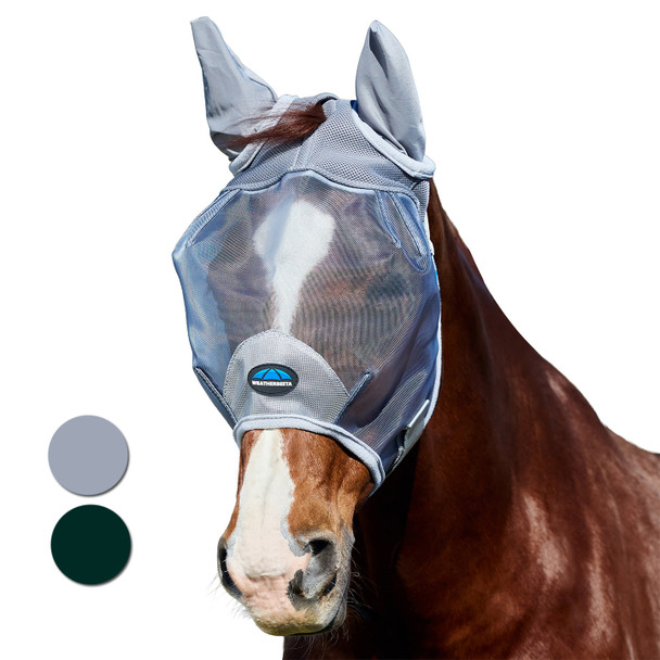 Weatherbeeta Comfitec Durable Mesh Fly Mask with Ears, 2 Colors, 4 Sizes