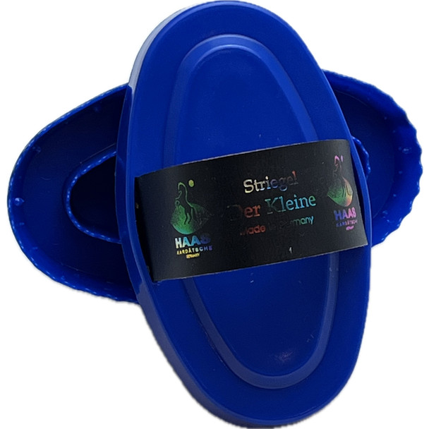 Haas Kinder-Striegel "Der Keine" Kid's Curry, Blue.