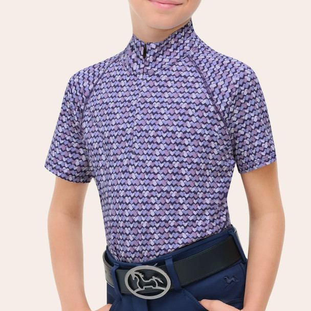 RJ Classics Lucy Jr 2.0 Short Sleeve Sun Shirt, Hearts.