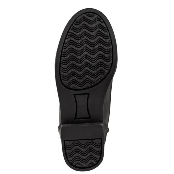  Belle & Bow Double Front Zip Paddock Boots, Black, Sizes 6T - 2K.