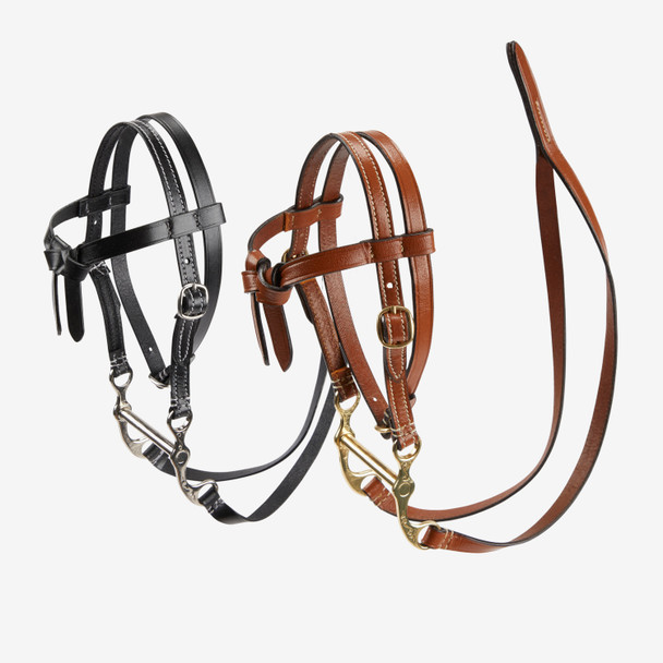 LeMieux Toy Pony Western Bridle, Black & Tan.