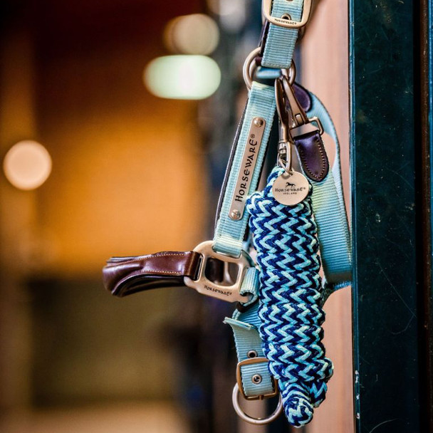 Horseware Signature Lead Rope, Navy/Blue Haze.