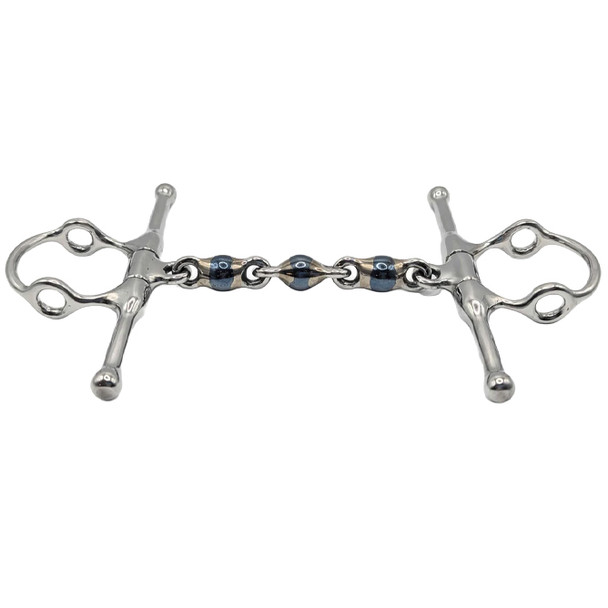 Pandaponyium Gag, Full Cheek Sweet Iron Waterford Bit, 4.5".