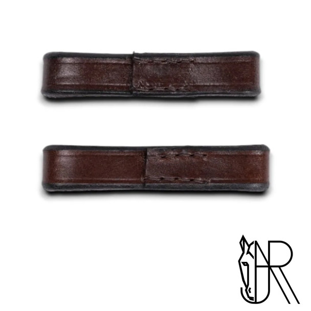 AJR Leather Bit Loops, Pair, Havana