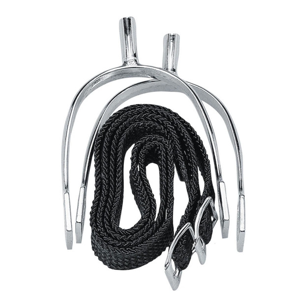 Korsteel Pow Never Rust Spurs With Straps, Ladies
