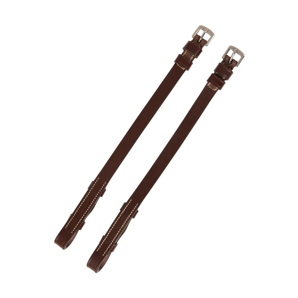  Huntley Equestrian 1" Hunter Cheek Pieces, Australian Nut