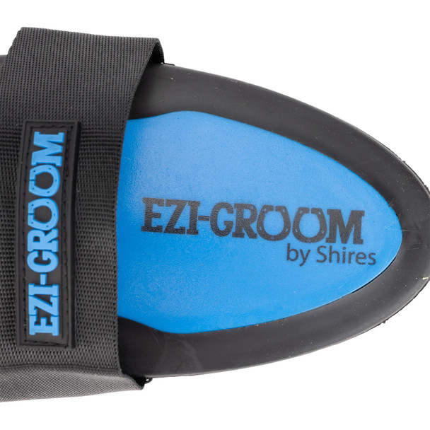 Shires EZI-GROOM Grip Body Brush, Blue