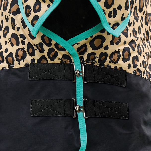 Saxon Defiant 600D Combo Neck 200g, Leopard Print.