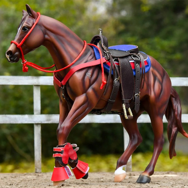 Breyer Western Riding Set in Hot Colors.
