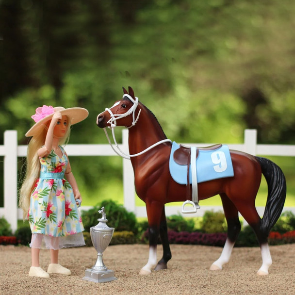 Breyer Freedom Series- Tinsley & Buttercup Breeze | Winner's Circle Gift Set.