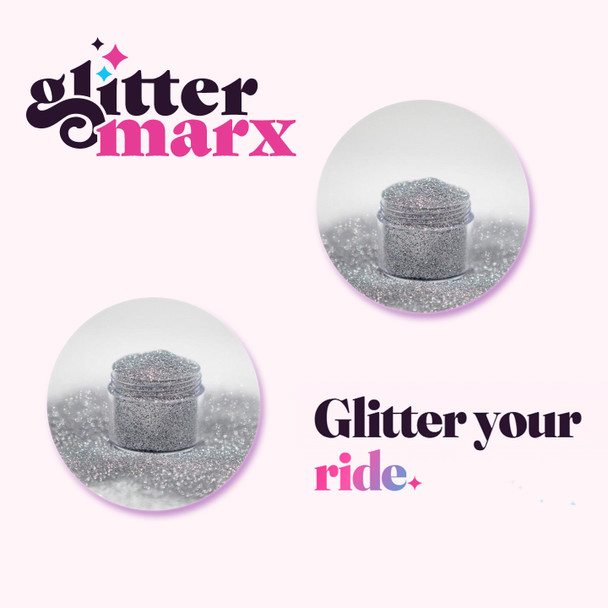 Silver Steel +Silver Steel Glittermarx Glitterkix Hoof Glitter Kit.

