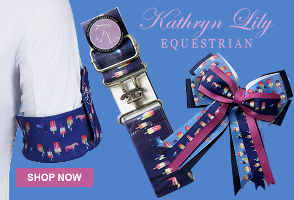 Kathryn Lily Kids riding attire, show bows, belts & socks 