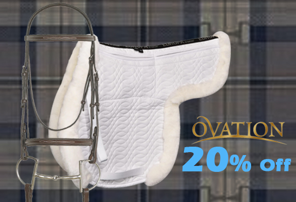 ovation memorial day sale 20 percent off,  saddle pads, riding clothes