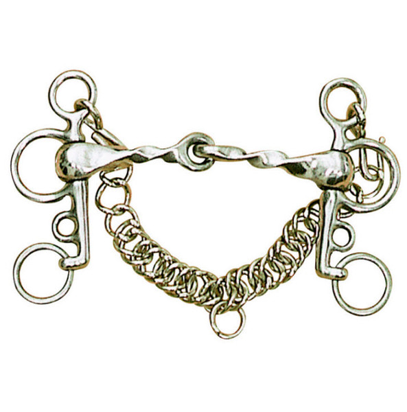 Custom Slow Twist Dog Bone Pelham Bit main image 1