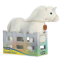 Breyer Plush by Aurora, 13" White Unicorn, Xavier