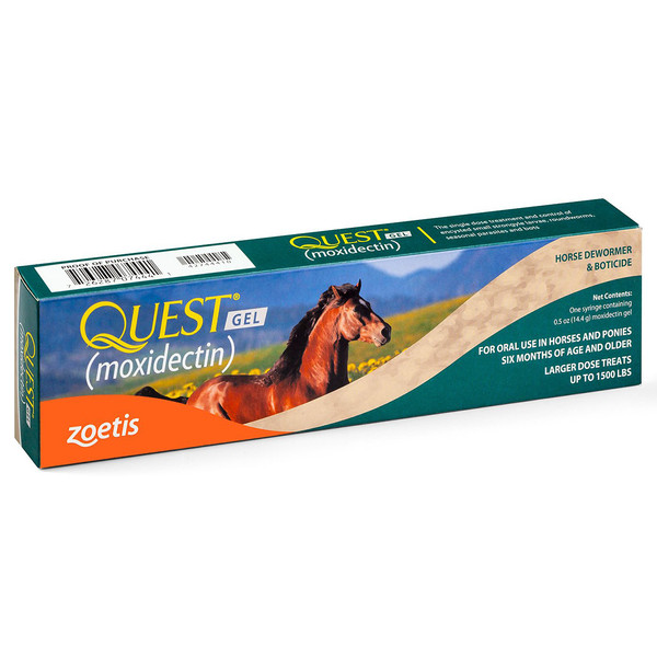 Quest Equine Gel Dewormer & Boticide, 0.5oz Tube
