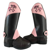 Belle & Bow Synthetic Half Chaps