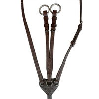 Belle & Bow Fancy Stitched Running Martingale, Small Pony, Pony & Cob