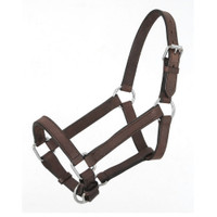 Royal King Miniature Horse Leather Halter, Three Sizes