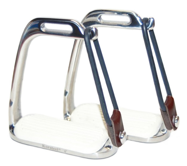 Shires Staffe Di Sicurezza Fillis Peacock - Acciaio Inox, Con Battistrada, Per Bambini