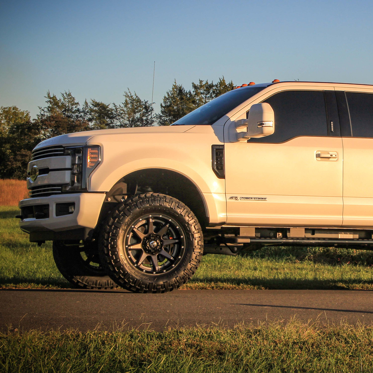 one up offroad, 2017+, ford, f250, f350, 2.5in lift kit, front